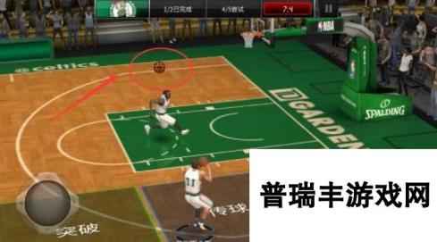 NBALIVE手游空中接力教程 想要做出这个帅气动作吗