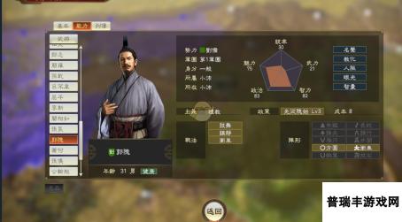 《三国志14》DLC古武将郭隗数据分享