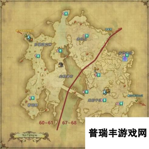 FF14基拉巴尼亚边区风脉泉坐标 FF14风脉泉攻略